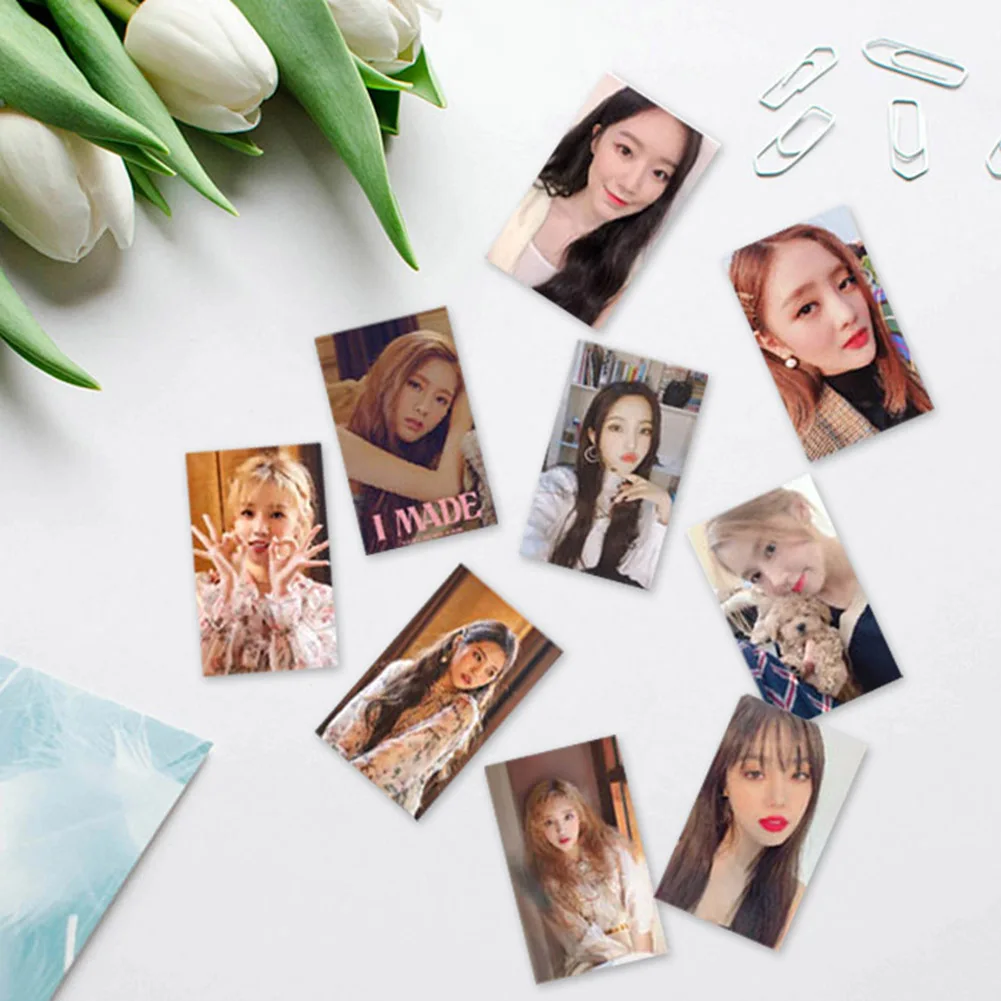 30 шт./компл. гидле BLACKPINK группа ломо карты поздравительных фото карты модные Фотокарта альбом вентиляторы подарки