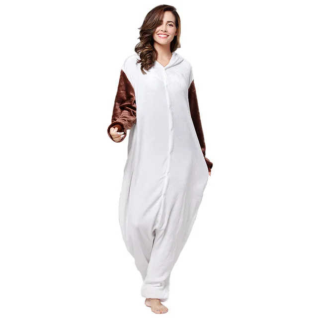 Пижама Кигуруми для взрослых Фланелевая пижама с изображением снеговика Олафа