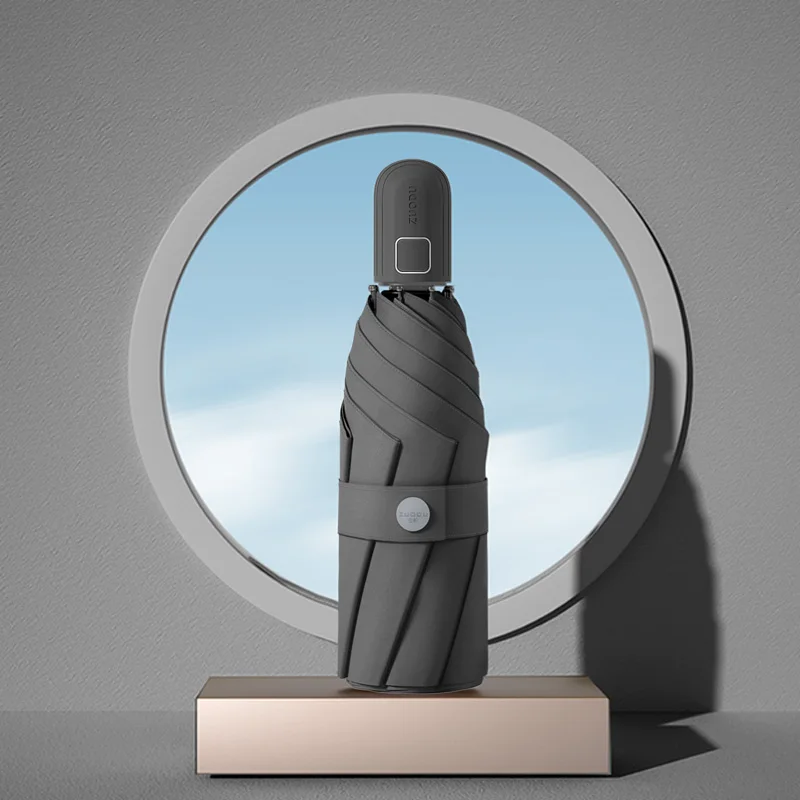 Windproof Automatic Umbrella Men's Large Luxury Blue Waterproof Business Gift Lady Parasol KK60YS | Дом и сад