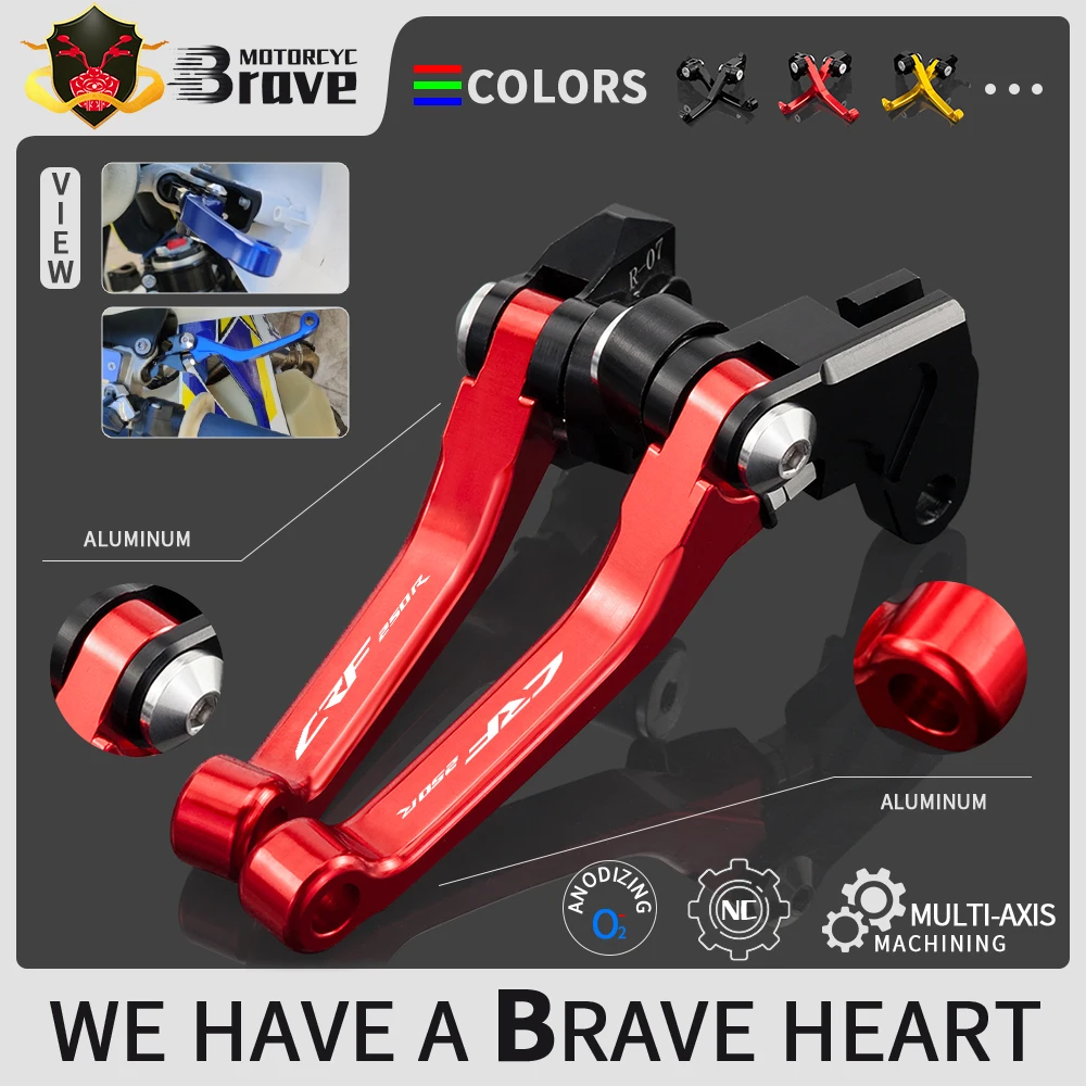 Сводные складные сцепные рычаги для HONDA CRF250R CRF450R 2007 2020 2018 2017 CRF250RX 2019 CRF 250R 450R 250RX CRF250