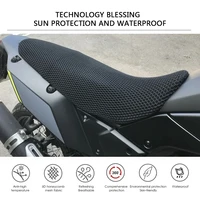 motorcycle accessories 3d honeycomb mesh cushion cover cooling seat cover for yamaha tenere 700 tenere 700 t7 t 700 2020