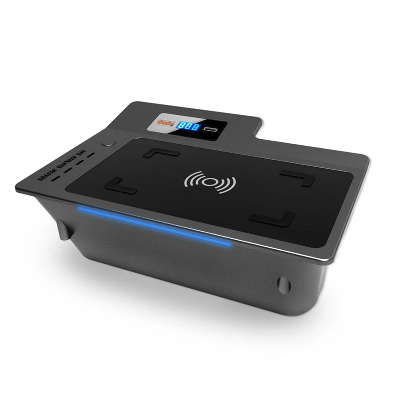 

15W Car QI Wireless Charger Fast Phone Charging Plate for Honda CRV CR-V 2017-2020