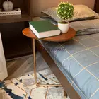 Креативный с-образный маленький боковой столик, передвижной чайный столик, железный арт, скандинавский диван, угловой стол для чтения у кровати