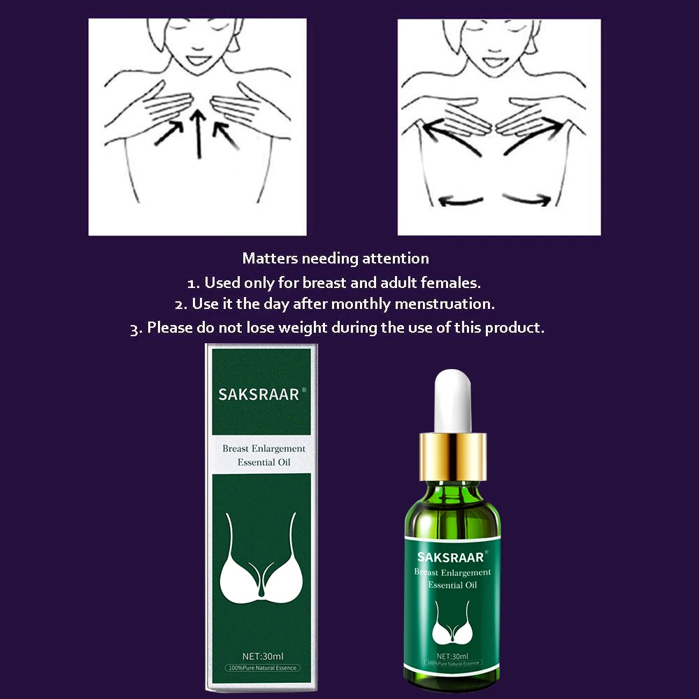 30 мл эфирное масло для увеличения груди подтяжка увеличение массажное размера