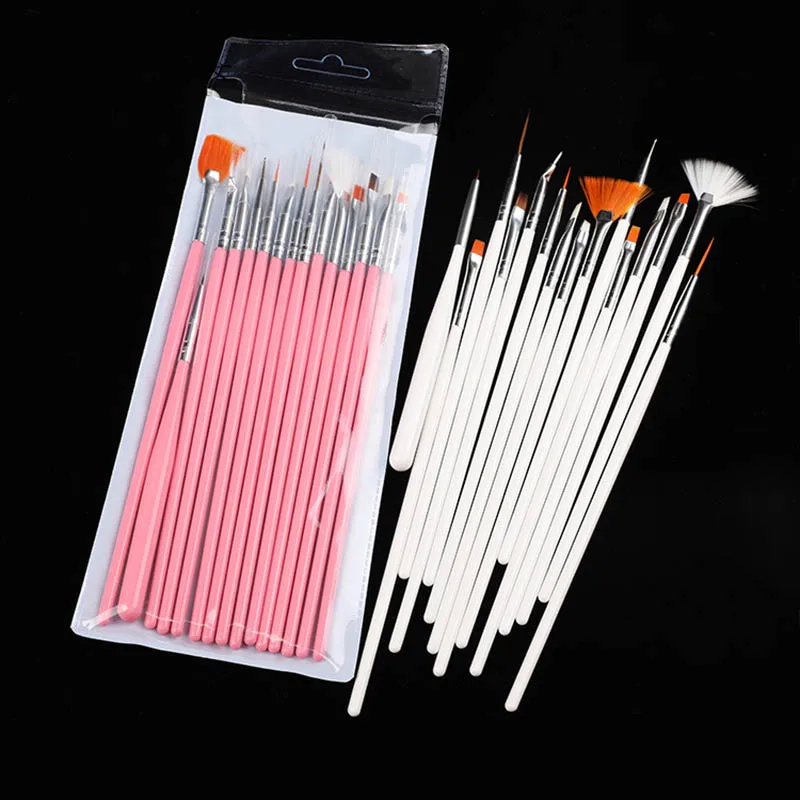 

15 шт. кисти для ногтей инструменты для ногтей аксессуары для геля для ногтей ручка для рисования профессиональные ручки для рисования гелем...