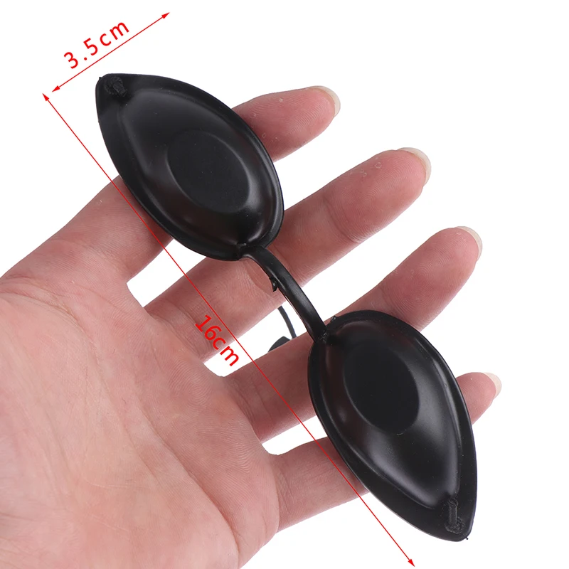 

1PCS Adjustable UV Skin Tanning Eye Protection UV Shield Glasses Black Soft Sunbathing Eyewear Tanning Goggles Beach