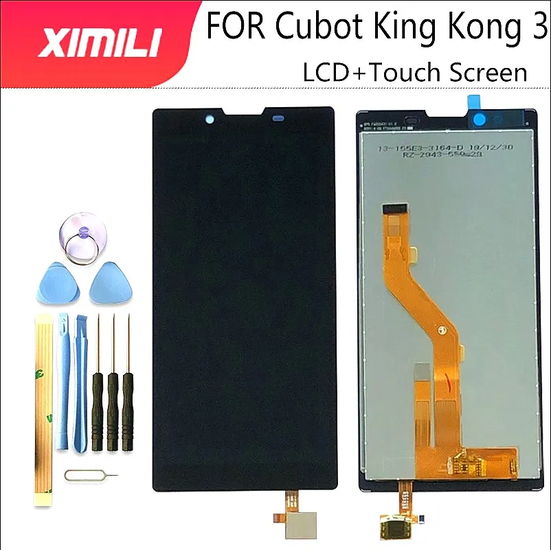 Новый оригинальный 5 дюймовый ЖК-дисплей для Cubot King Kong 3 + сенсорный экран