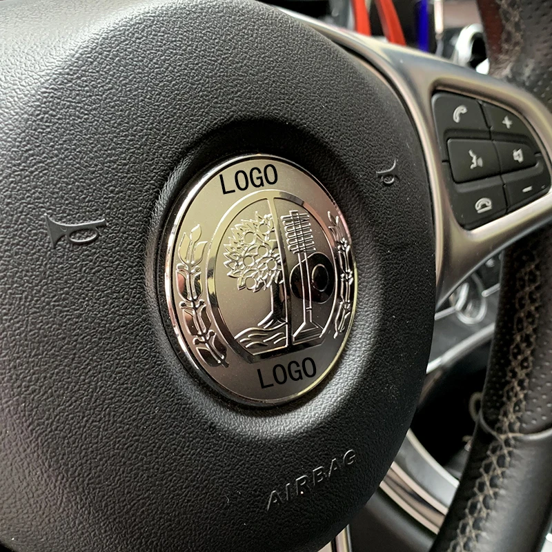 Стайлинг автомобиля Центральная звезда рулевого колеса для Mercedes Benz AMG W202 W203 W140 W210