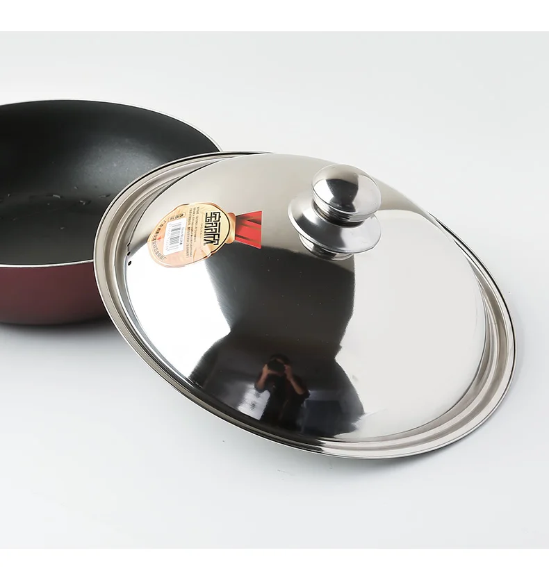 30 40 см крышка для посуды из нержавеющей стали сковороды кастрюля кухонная утварь