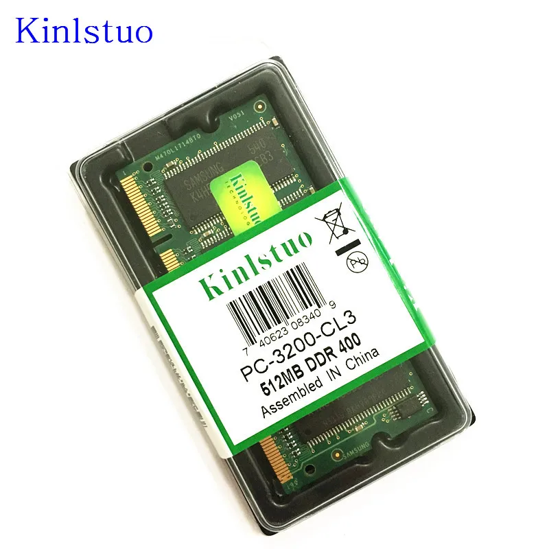 Память для ноутбука Kinlstuo ОЗУ SO-DIMM DDR1 DDR 400 333 MHz/PC-3200 PC-2700 200Pins 512MB 1GB память Sodimm