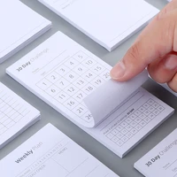 memo pads simple plan this student daily notebook time management learning clocking schedule sticky note office week planner tag