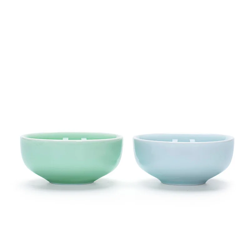 Китайские фарфоровые чайные чашки Celadon рыба чайная чашка набор листовая чайная посуда Улун чай керамический Китай Чайные Наборы кунг-фу