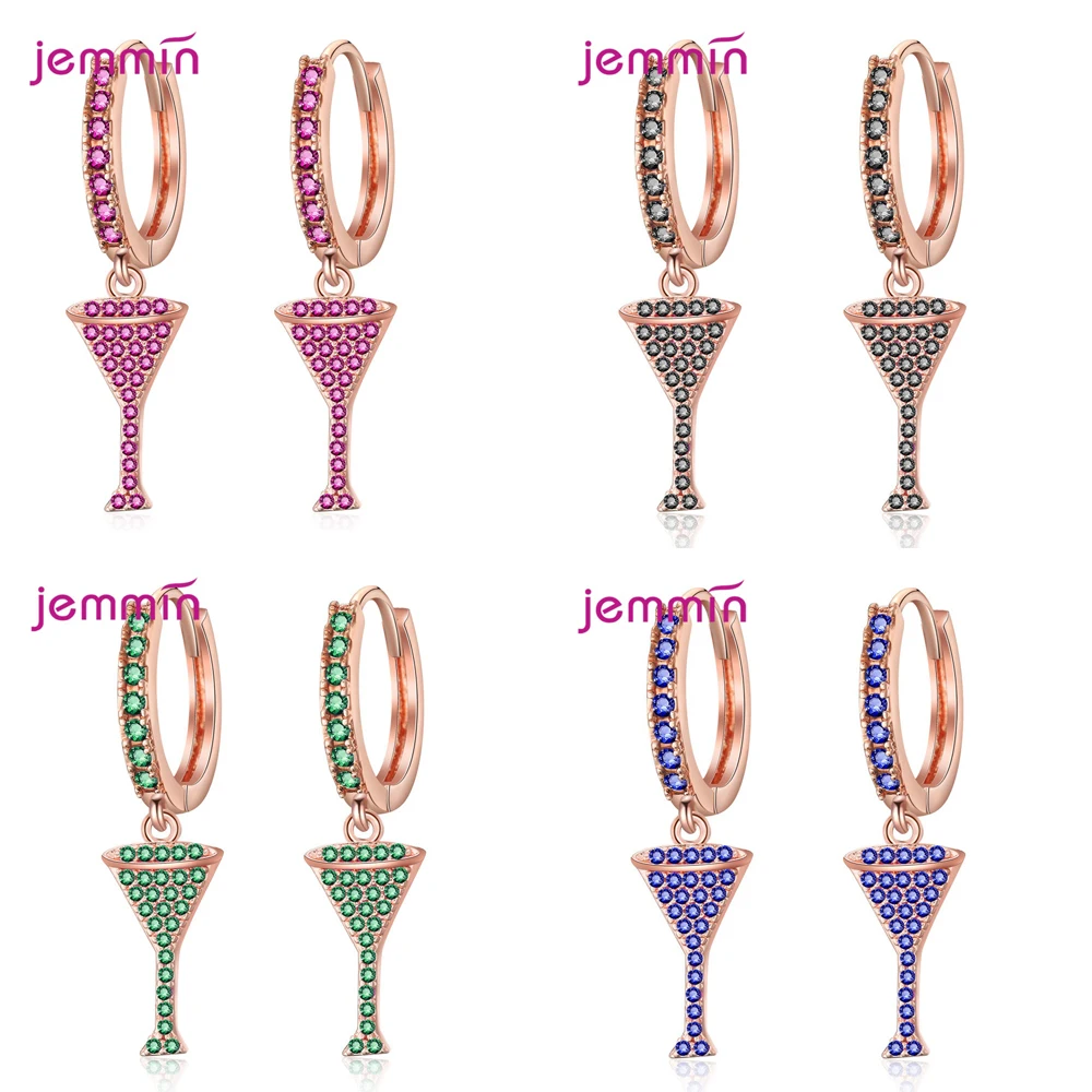 925 Висячие серьги из серебра пробы для украшения милый романтический стиль в