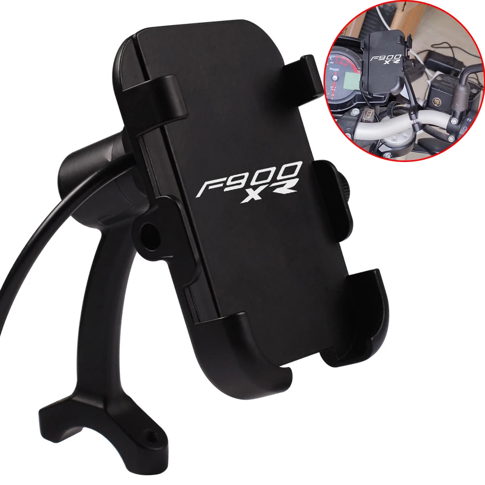 

F900 XR крепление для телефона мотоцикла регулируемый анти-встряхивание металлический держатель Поддержка USB зарядное устройство для BMW F900 XR ...