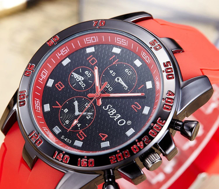 

Modern men's fashion stainless steel luxury sports analog quartz watch 2020 sports chronograph watch smart electronic watch