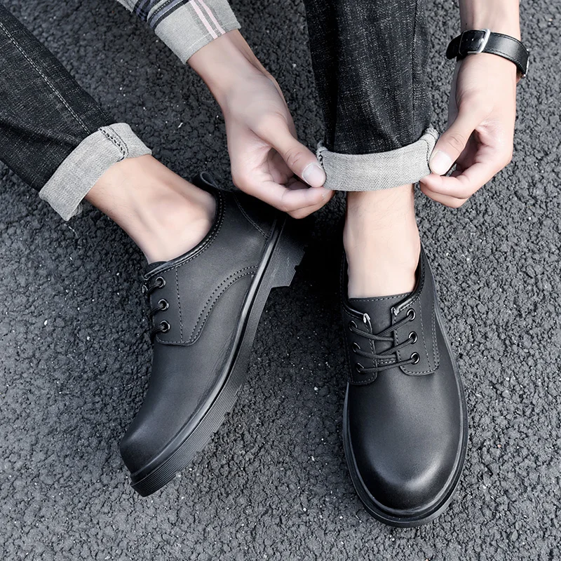 Мужские туфли-оксфорды из натуральной кожи размеры 38-48 | Обувь