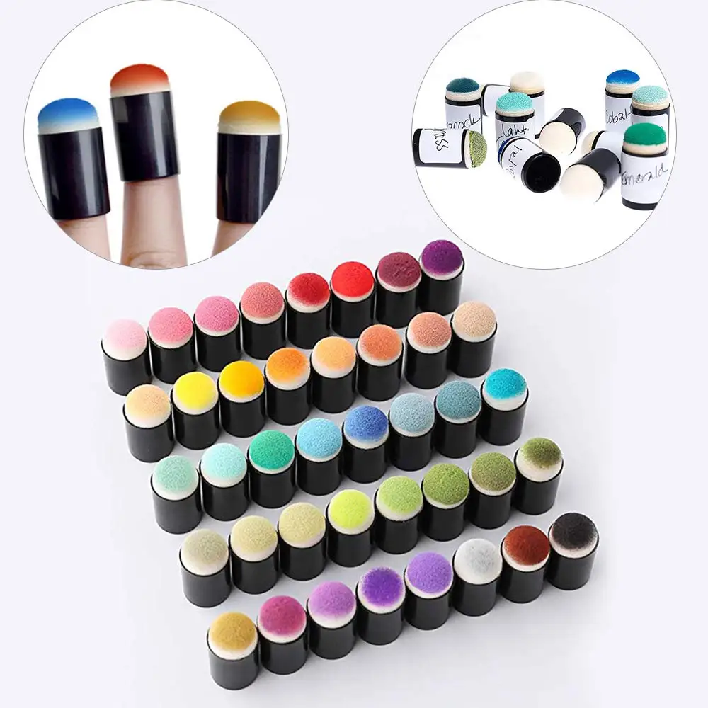 48 шт. губка подушечка s чехол для хранения Подушечка штамповки рисования