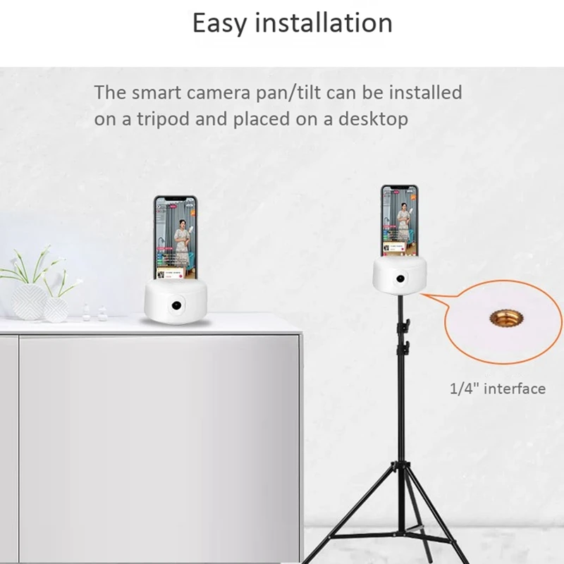 

K9 Smart Gimbal 360 degreeAI Smart Follow-Up Mobile Phone Stabilizer with Object Tracking, Face Follow-Up Function