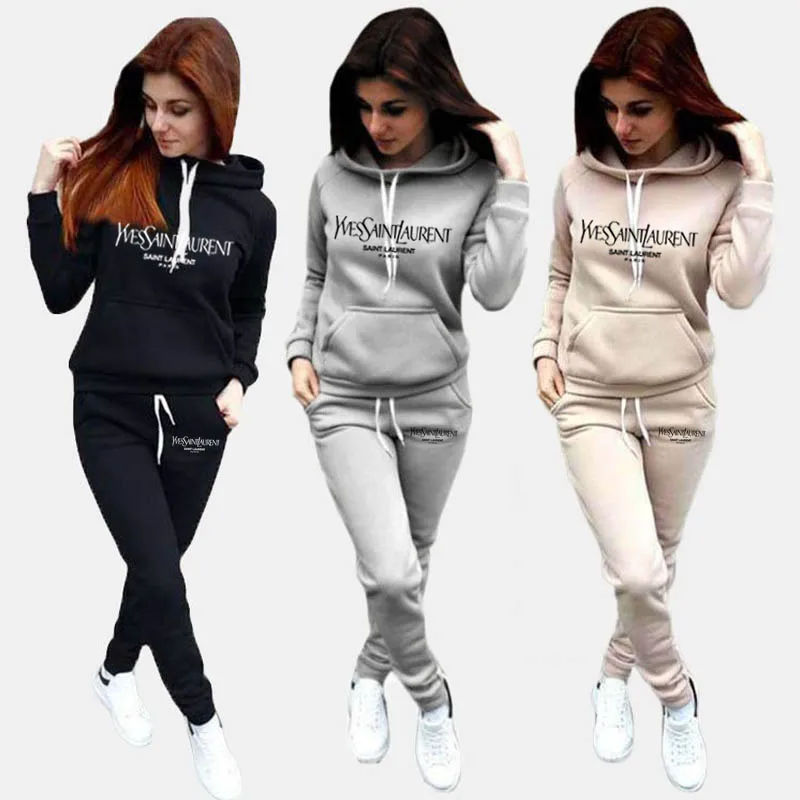 2021 осенниеспортивные комплекты женский спортивный костюм толстовки с капюшоном