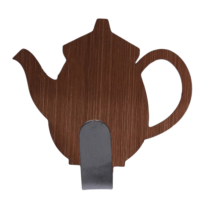 English Teapot Stainless Steel Hook Kitchen Free Punch High Quality Kawaii Creative Cute Hooks Home Decoration | Дом и сад