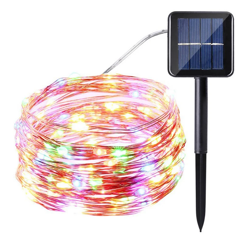 Solar LED lamp string solar outdoor festival Festival Christmas party waterproof color | Лампы и освещение