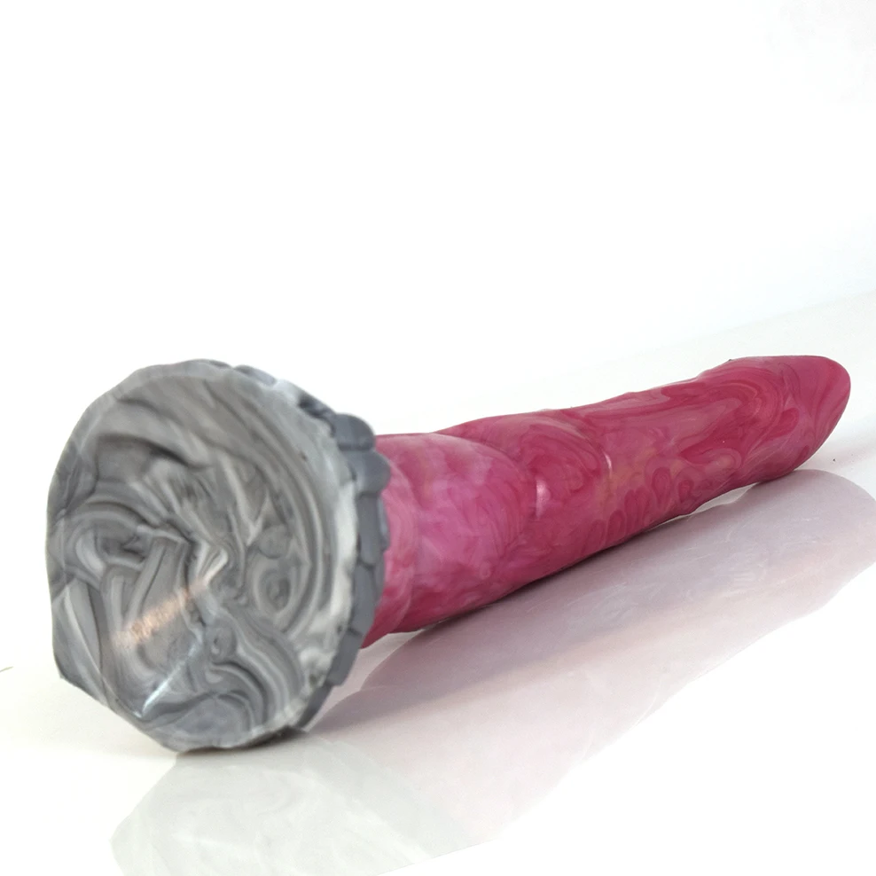 Силиконовый анальный фаллоимитатор с присоской