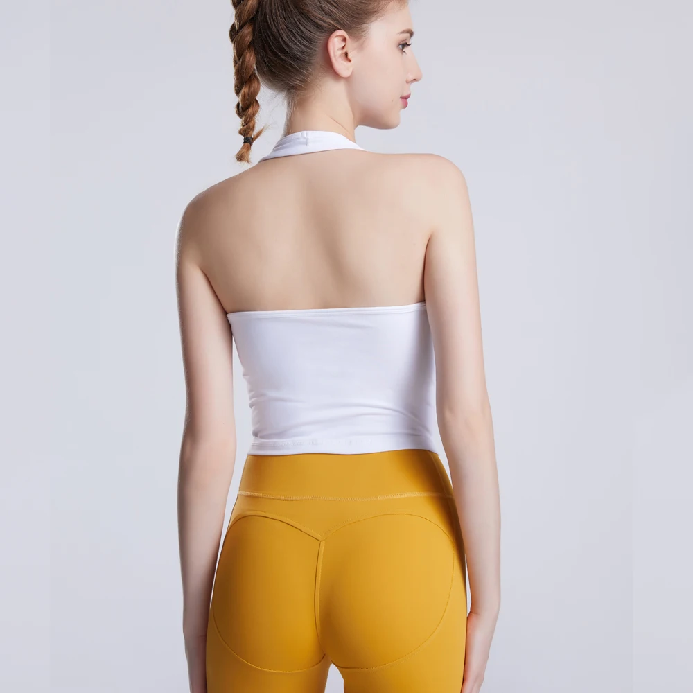 Топы Для Йоги Moonglade жилет для йоги Женская подвесная Шейная Красивая нагрудная