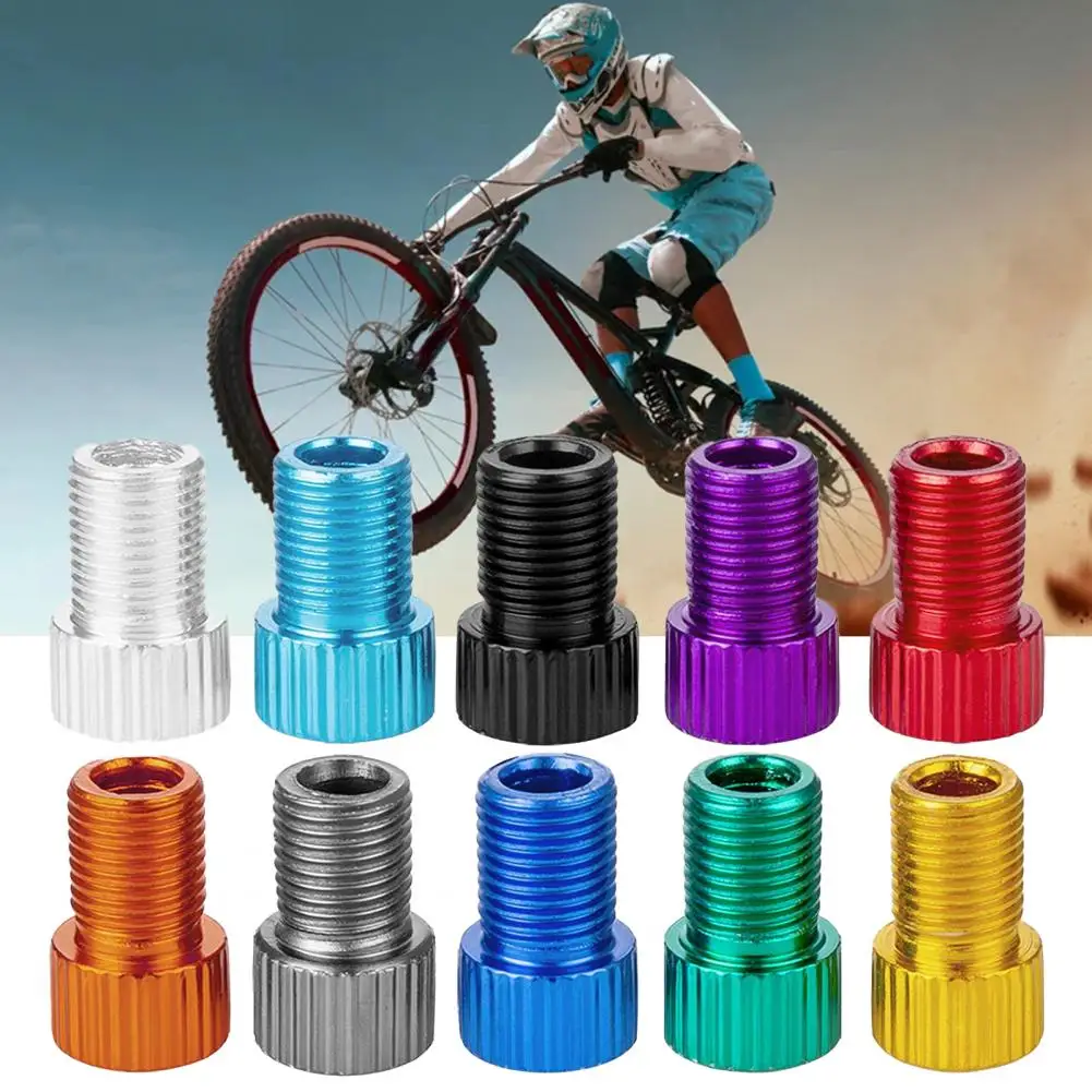 

10 шт. велосипедный/Велосипедный клапан конвертер автомобильный Клапан адаптер велосипедный трубчатый насос аксессуары для велосипеда алю...