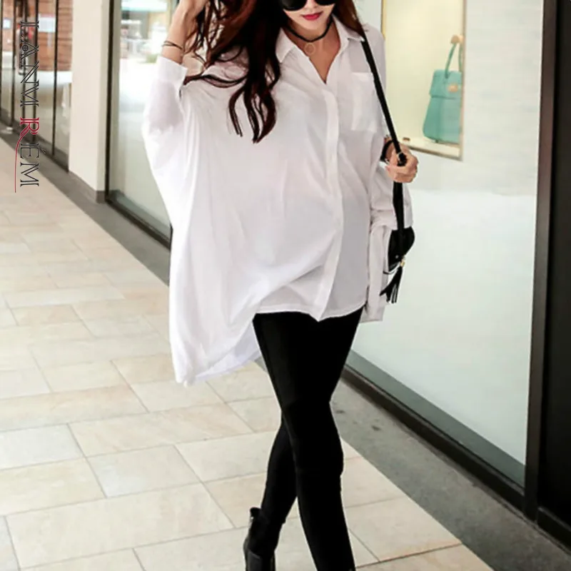 LANMREM 2020 новые летние модные Повседневное темперамент Для женщин свободные плюс