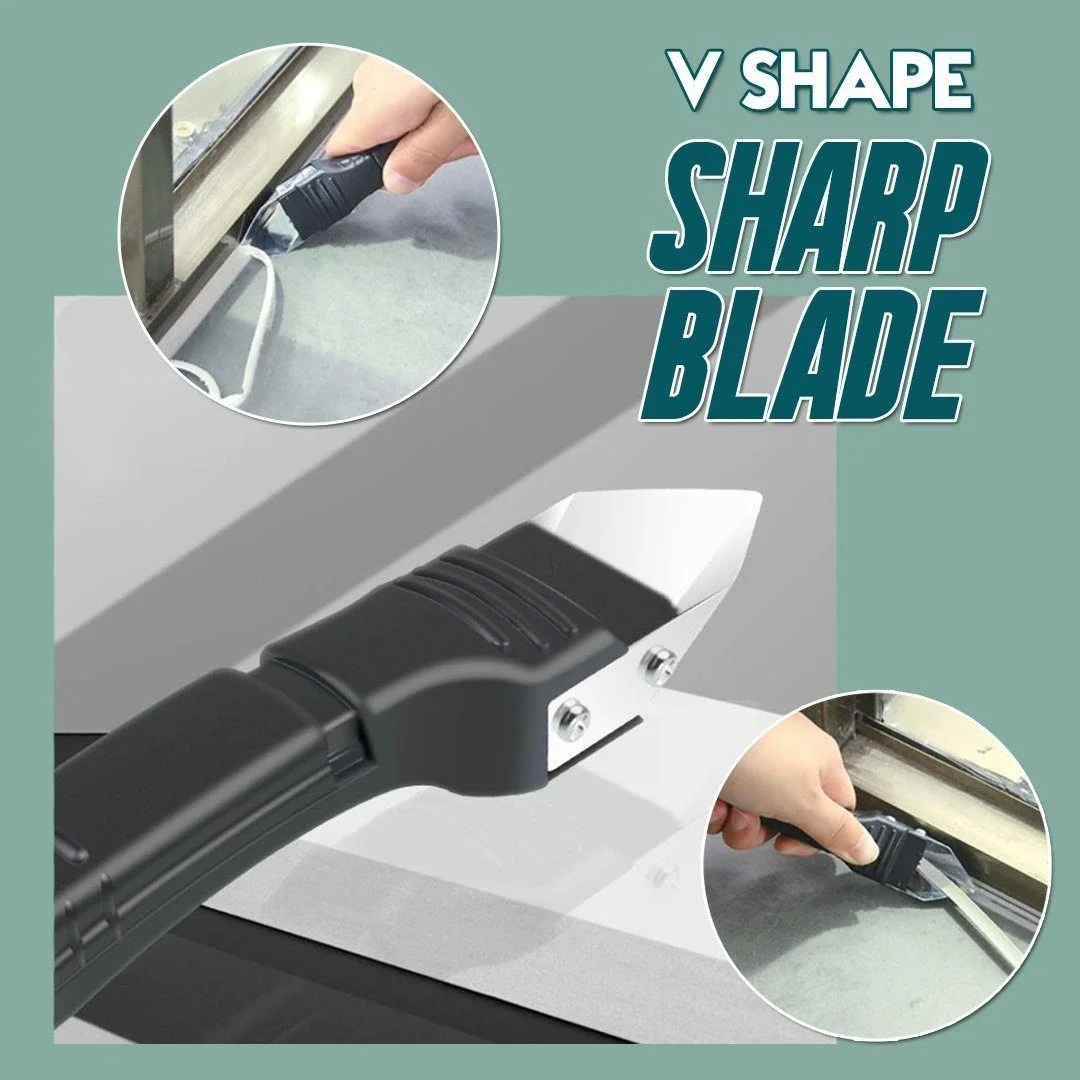 

3 In1 Glass Glue Angle Scraper Caulking Tool Shovel binder Multifunctional Rubber Shovel Silicone Remover Angle Seam Shovel