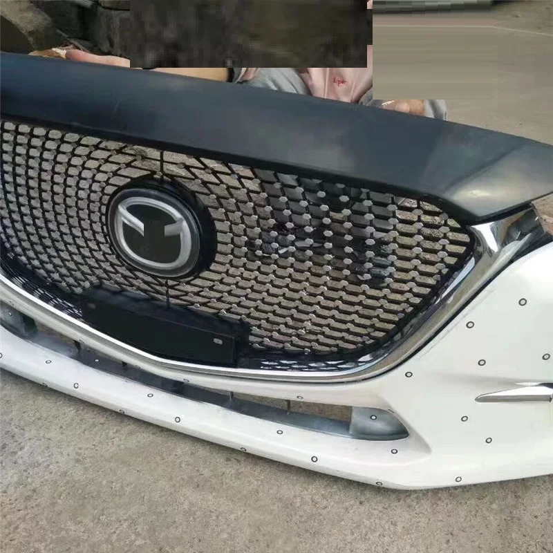 Передний гоночный гриль CITYCARAUTO бампер маска подходит для нового MAZDA 3 AXELA 2017 2018