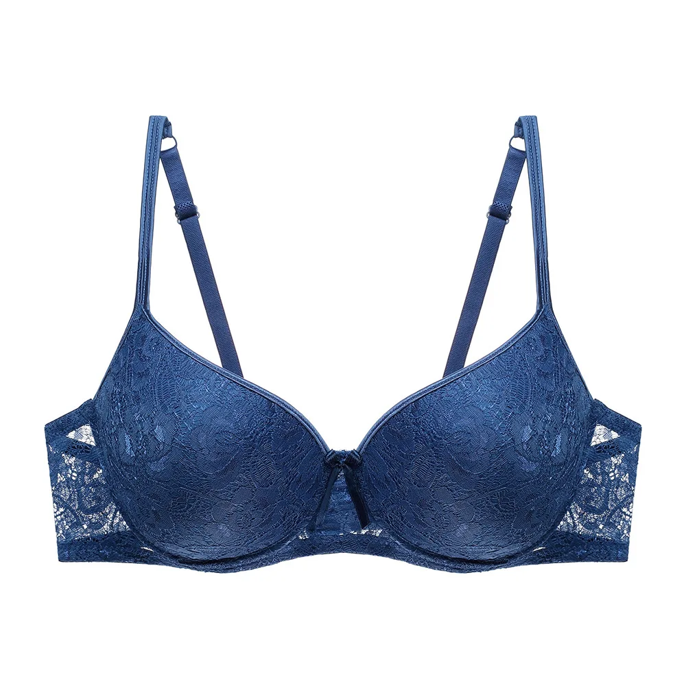 

Lace Bras For Women Solid Color New Plus Size Push Up Bra Sexy Lingerie 3/4 Cup Brassiere Female Underwear Big Size Bralette