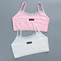 girl cotton soft bra for 8 16 years old puberty kids breezy vest sport tops breathable underwear bras for 8y 10y 12y 14y 16y
