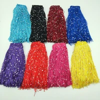 wholesale 1 yardslot fringe lace tassel ribbon sew latin dress stage garment curtain diy sewing accessories sequins fringe trim