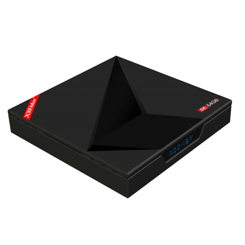 HAAYOT X88 MAX+ 4 Гб 64 ГБ Android 9,0 ТВ приставка RK3328 четырехъядерный USB3.0 Smart 4K телеприставка 2,4/5G двойной wifi Bluetooth медиаплеер