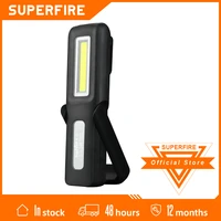 supfire g6 new led flashlight cob light band magnetic car repairing camping work night usb rechargeable powerful light