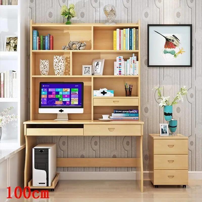 Dobravel стоящая кровать Меса Escritorio стенд Tafel офис Biurko Ретро деревянный компьютер ноутбук стол с книжной полкой