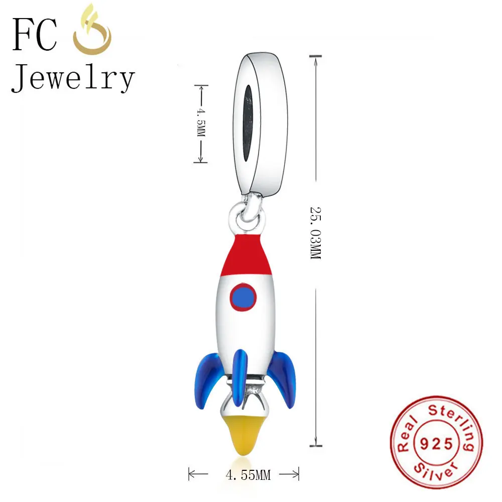 FC ювелирные изделия подходят к оригинальным браслетам Pandora брелоки 925 пробы