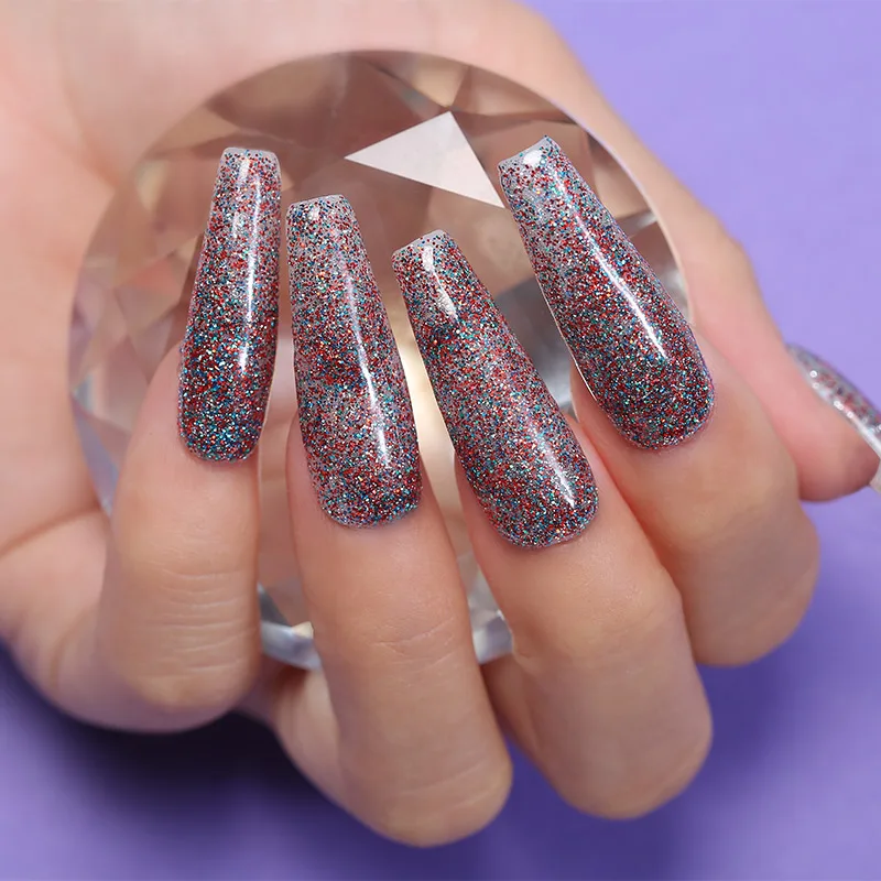 Azure beauty 6 шт./лот блестящая пудра для нанесения блеска набор украшения ногтей