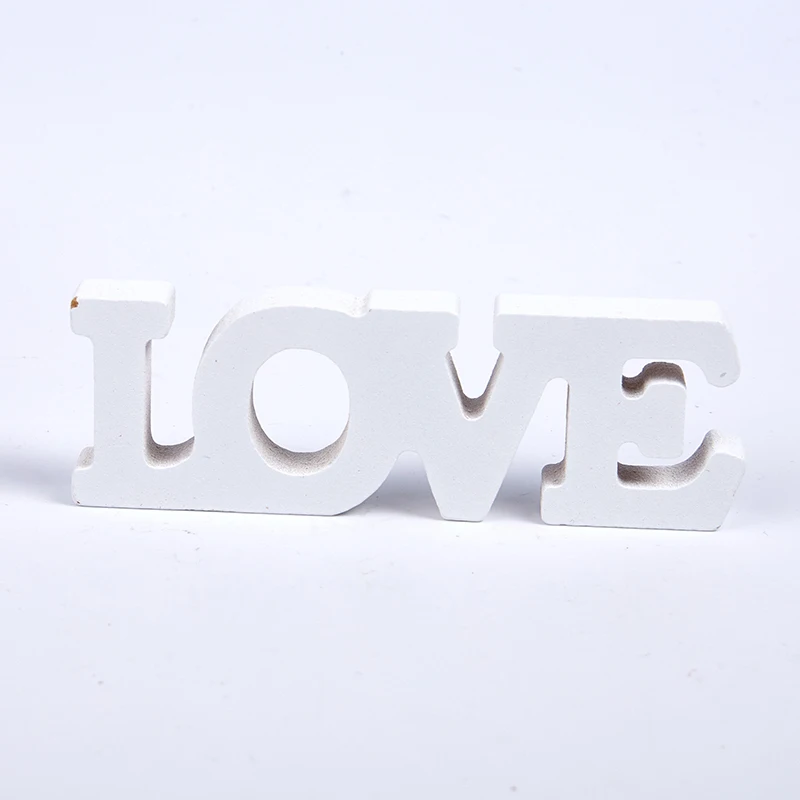 

Woody Letters Wood Romantic English Alphabet "LOVE" Home Decoration Accessories Wooden Letter Sign For Crafts Wedding Desk Decor
