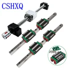 Комплект шариковых винтов Length-900mm + прямоугольные направляющие HGR20 2 шт. + 4 шт. каретки HGH20CA HGW20CC для станка с ЧПУ