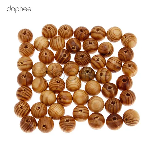 Dophee 1 Набор 6-30 мм сосновый натуральный круглый деревянный разделитель деревянные