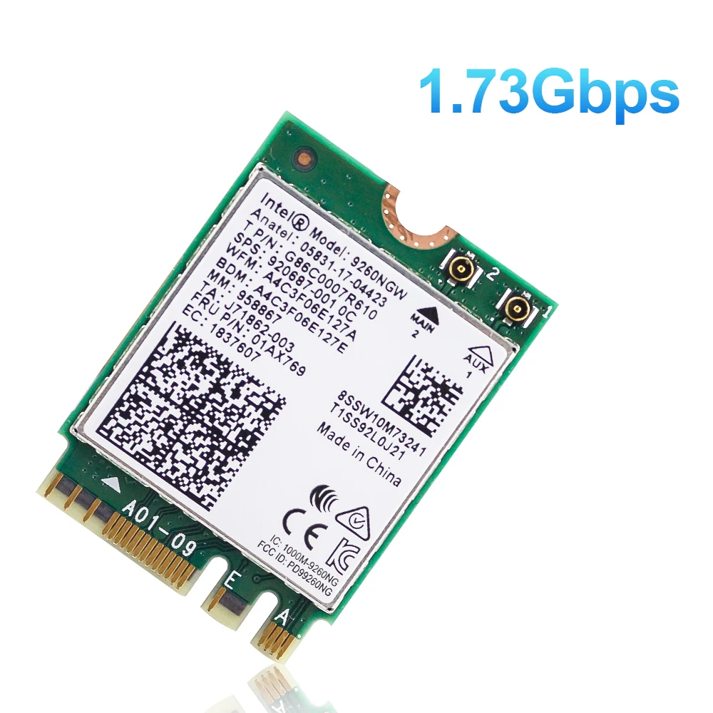 M2 BT Wifi 2in1 Module NGFF M.2 Port 1200Mbps Bt5.0 2.4/5Ghz Wifi Bluetooth-compatible Adapter