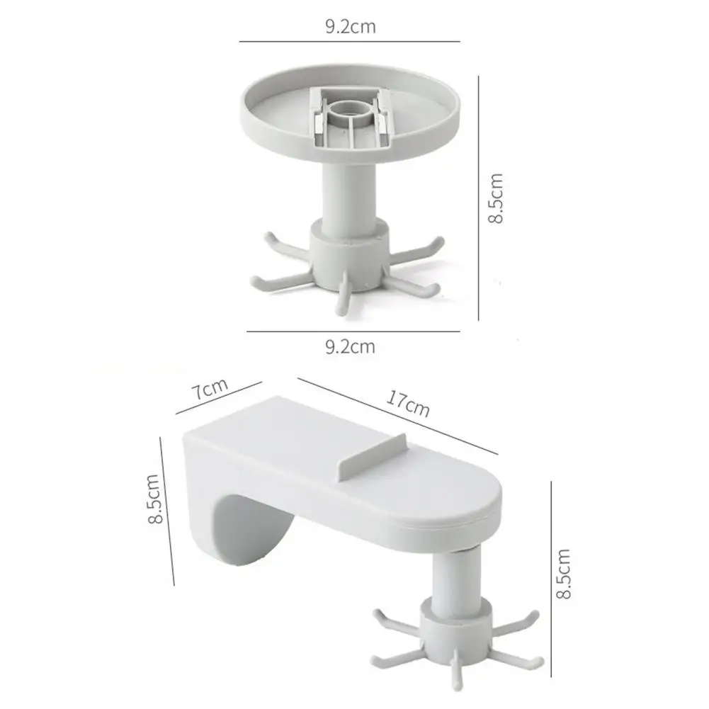 

Punch-Free Rotatable Home Kitchen Dishware Utensil Storage Hanger Hanging Hooks