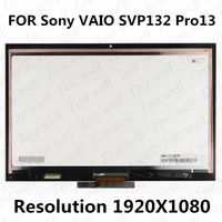 new 13 3 fhd lcd led touch screen assembly vvx13f009g00 vvx13f09g10 for sony vaio pro 13 svp132 svp 132 svp132a1cw svp132a1cl