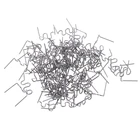 100 шт.компл. 0,8 мм волна плоский скобы для горячего степлера для пластикового степлера ремонт сварочный аппарат