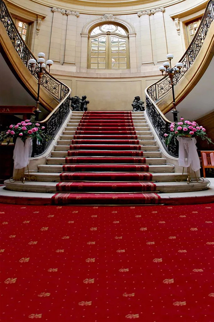 LEVOO фон для фотосъемки лестница красная ковровая дорожка дворец декорация