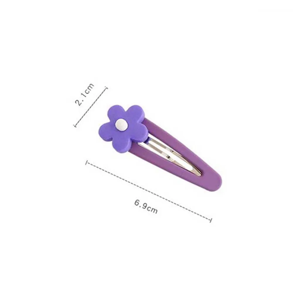 

New Arrivals Flower Hair Clips for Girls Candy Color Hairpin Headdress Clip Barrettes Ins Fashion Floral Hair Accessories Female