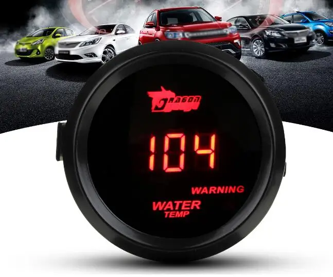 Цифровой светодиодный датчик температуры воды 1 полностью электронный красный