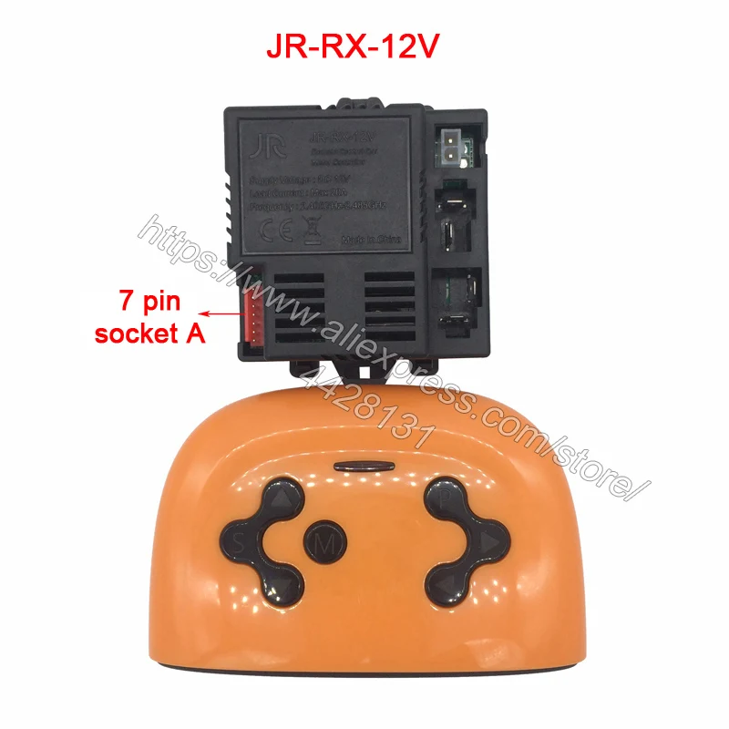 12V A Full set JR/HY Детский Электрический автомобиль bluetooth пульт дистанционного управления приемник, плавный пусковой контроллер JR1705RX и JR1758RX/JR1738RX - Цвет: 12V A Full set